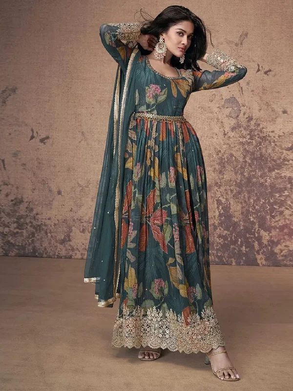 Real Georgette - Anarkali